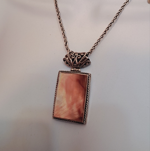 EXEX--Vintage 925 SS Necklace/Pendant NWT - Picture 3 of 8